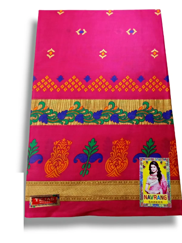 NAVRANG Navrang Saree Full Of Cotton And Silk Saree 