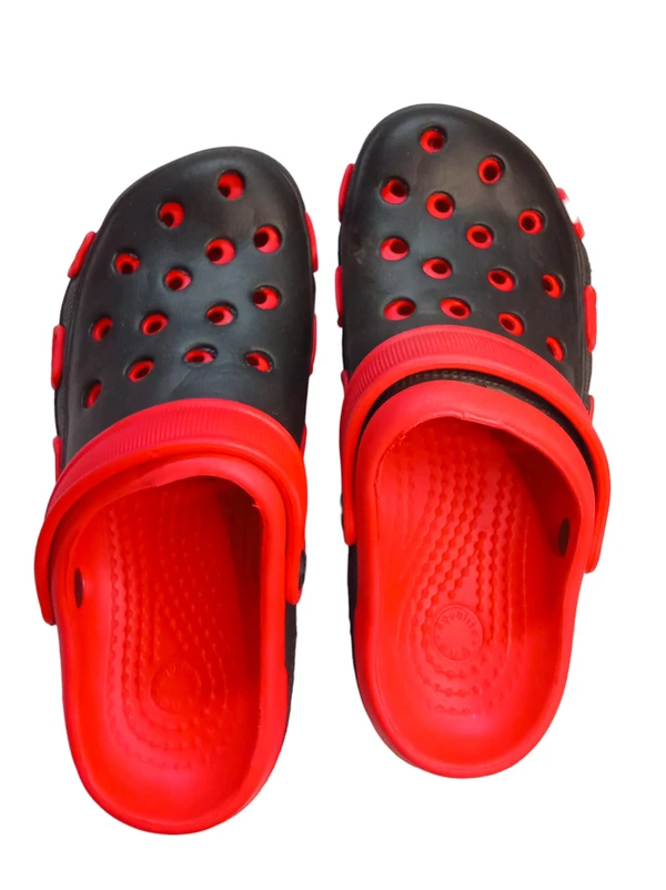 Aqualite Half Shoes Black And Red Combo For Men's, Boy's  - Black, 8, Half Shoes