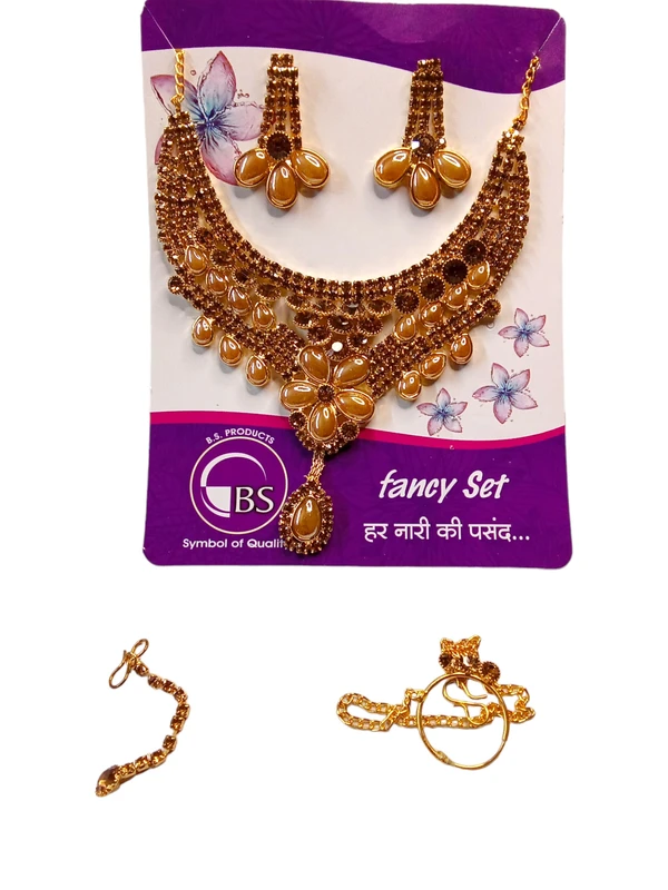 Skb Neck Lece Jewellery Set For Ladies & Girls - Jewellery Set