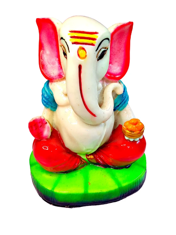 Skb Artificial Lord Ganesh God Of World For Home Decoration & Pooja Place