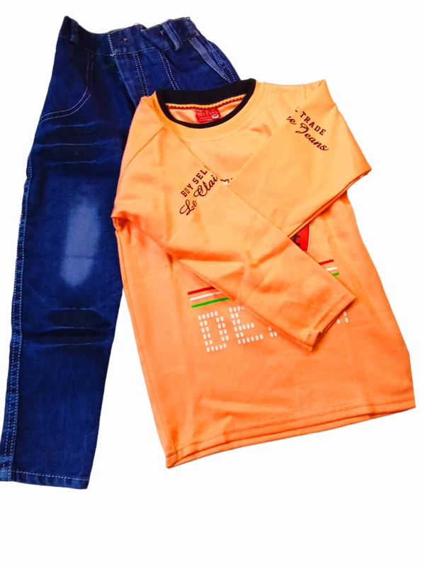Skb Stylish Kids Wear Dress for Baby Boy  And Solid BlueLook