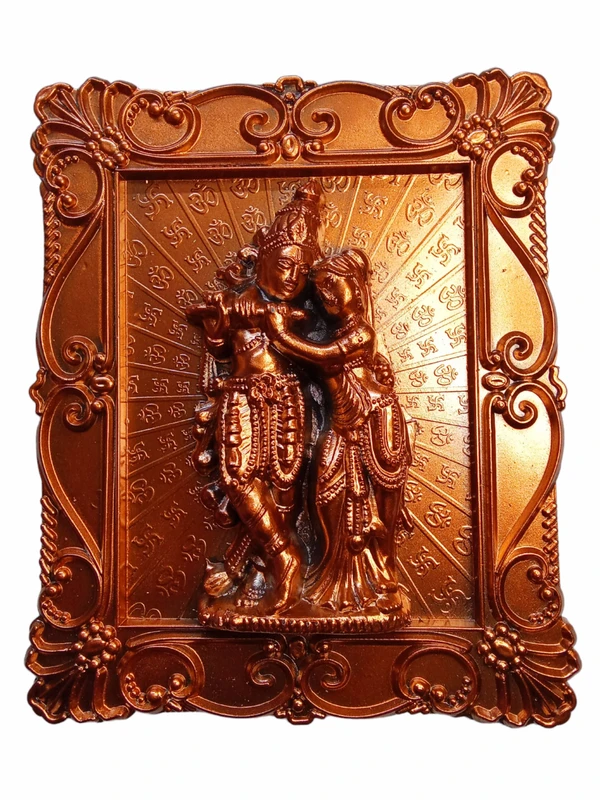 Skb Artificial Gift Radha Krishna Frame Home Decoration 