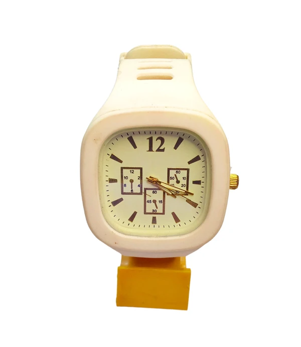 Skb Stylish White  Watch For Men's,Boy's