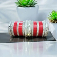 Skb Market Attractive beautiful Chuda set and wedding bangles and bracelet | bangles set for bridal - 2.2