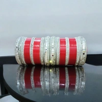 Skb Market Attractive beautiful Chuda set and wedding bangles and bracelet | bangles set for bridal - 2.2