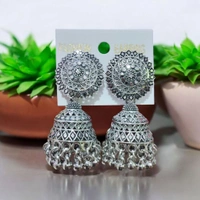 Skb Market New beautiful Black jhumka for women and girls | party wear jhumka