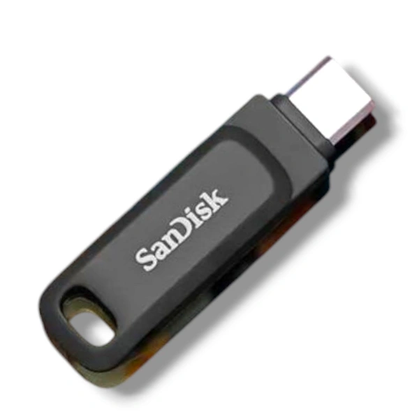 SanDisk Ultra Dual Drive Go Type-C 64GB, OTG, Upto 400MB/S,usb3.2_gen_1 Pendrive, Black, 5Y Warranty (SDDDC3-128G-I46PD) - 128GB