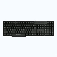 Zebronics ZEBRONICS K20, Wired Keyboard, 104 Keys, 1.2m Cable, ₹ Key, UV Coated Keys, USB Interface, Retractable Stand, Plug and Play