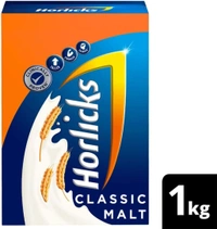 Horlicks Protein + HorlicksHorlicks Classic Malt 1 kg - Blue, Packed