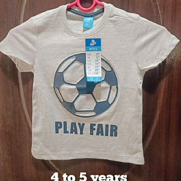Kids Export Surplus Quality T Shirts - 4 to 5 year's kids