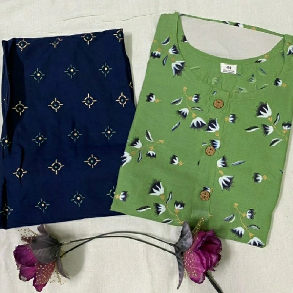 KKH Pure Rayon(140) Kurti Pallazo Set - M L XL XXL