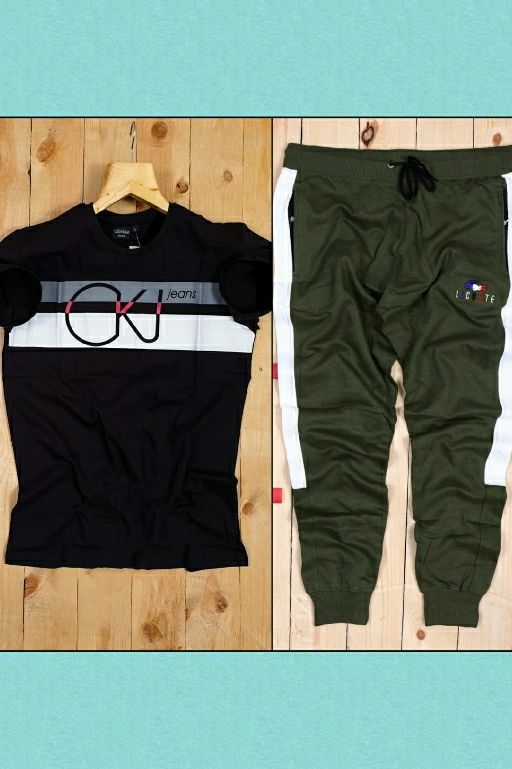 half sleeve t shirt and track combo