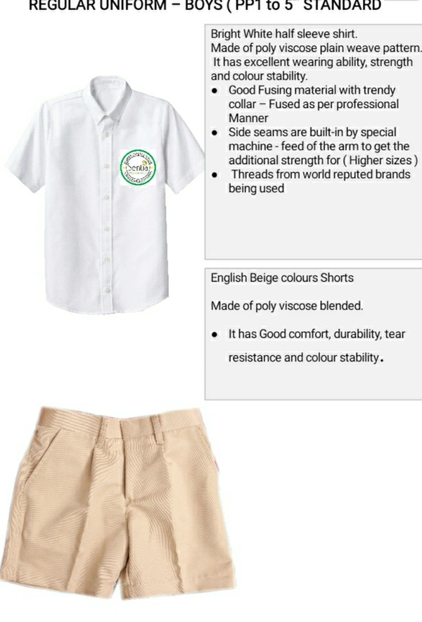 V Trading SENTIA SCHOOL UNIFORM - PP1 to 12th Standard
