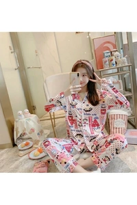 Imported **IMPORTEDNEW ARRIVALCARTON PRINT SHIRT STYLE NIGHT SUIT* - L. :  32 to 36 Xl : 34 38