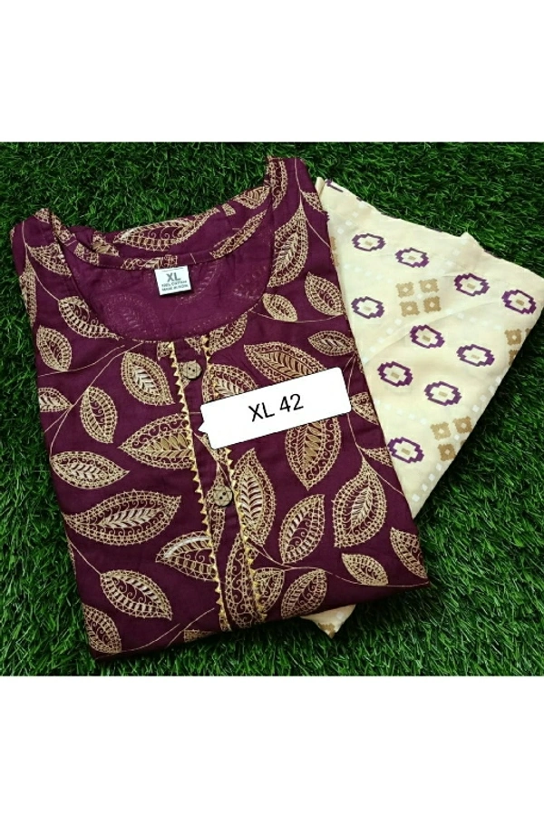 Boutique Design PURE RAYON(140) KURTHI PALLAZO SET  - Size - L XL XXL  size available.