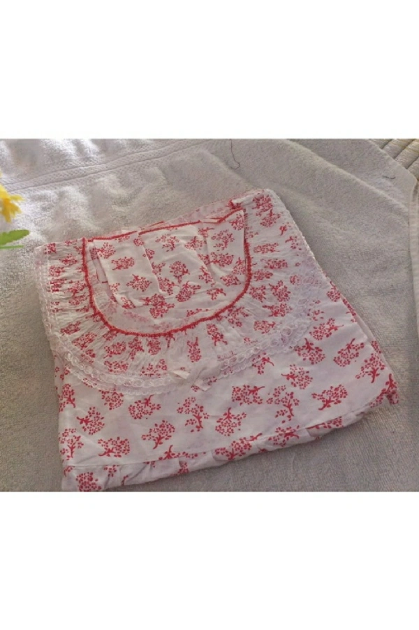 Boutique Design 💐Lucknow Soft Cotton Fabric Nighties - 💐Free size  - Chest size - 46 Length - 49