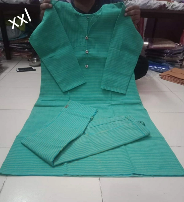 Designer Dresses KADHI COTTON PRIMUM KURTHI PANT   SETS - As Shown on the Picture