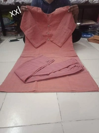 Designer Dresses KADHI COTTON PRIMUM KURTHI PANT   SETS - As Shown on the Picture