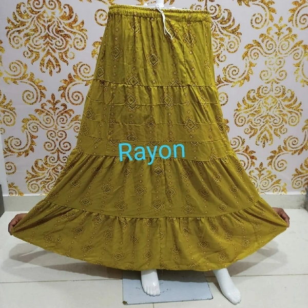 Boutique Girl's Shingle Printed Long Skirt* - Free Size
