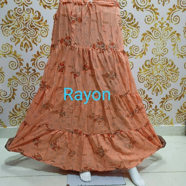 Boutique Girl's Shingle Printed Long Skirt* - Free Size