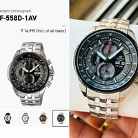Casio Edifice EF-558D-1AV Premium Japanese Quality For Men