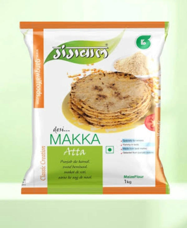 Gangwal MAKKA ATTA 1kg.