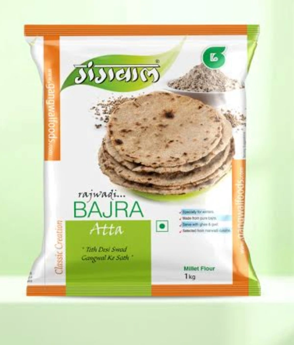 Gangwal  BAJRA ATTA 1kg. 