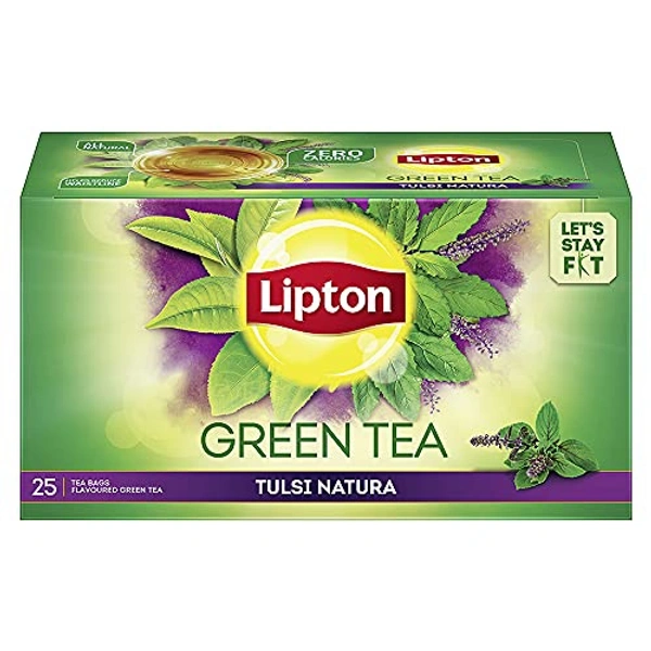 Lipton Green Tea, Tulsi Natural: 25 Tea Bags