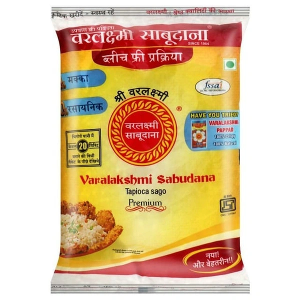 Shri Varalakshmi Sabudana Premium 500g.pack
