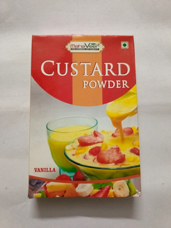 Mahaveer Custard Powder, Vanilla 100g.