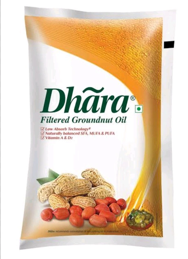 Dhara Groundnut Oil 1liter 