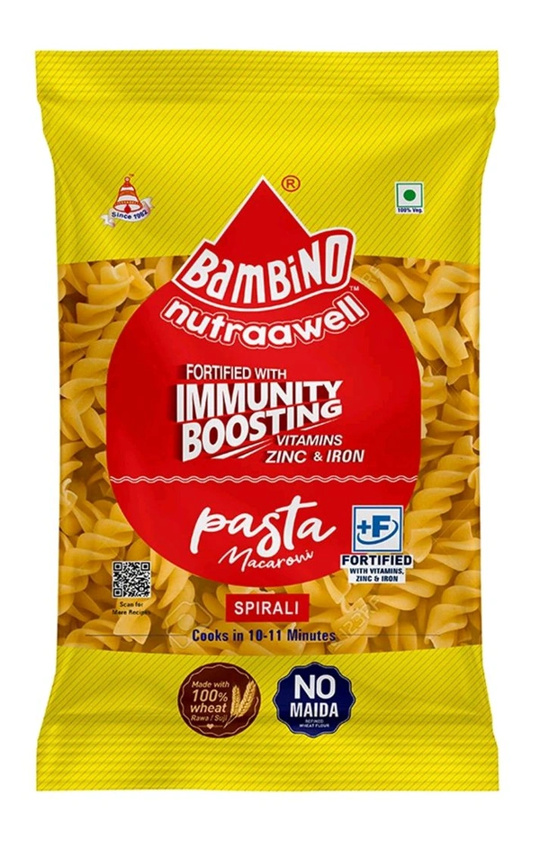 Bambino Pasta Macaron Springi 400g..