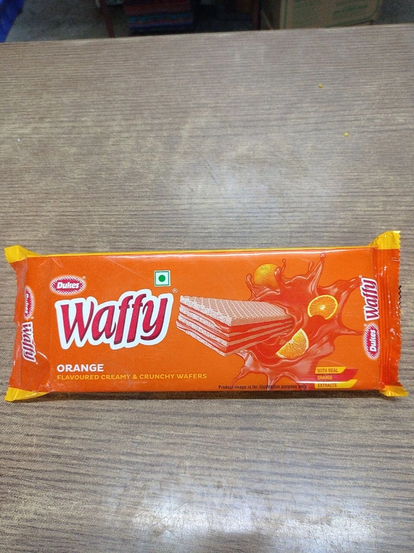 Dukes Waffy Orange  Flavour  Wafers 60g.
