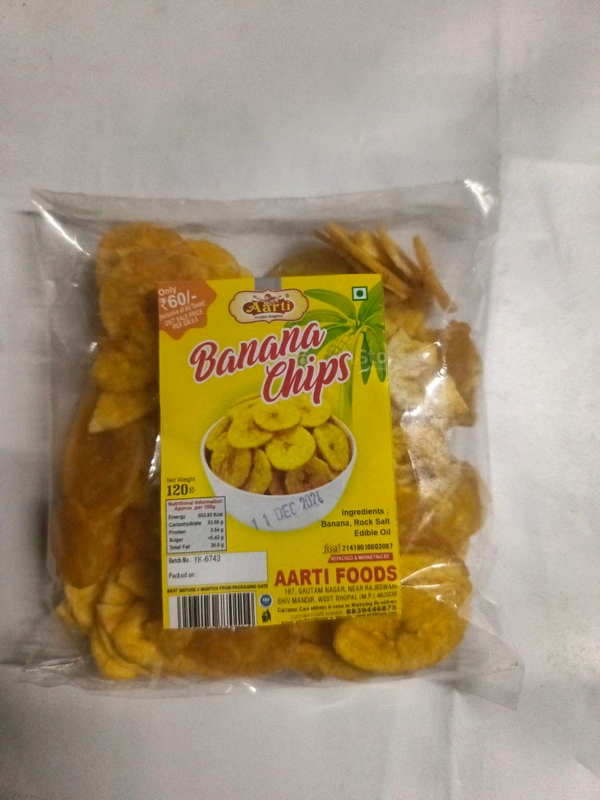 Aarti  Banana Chips 120g.