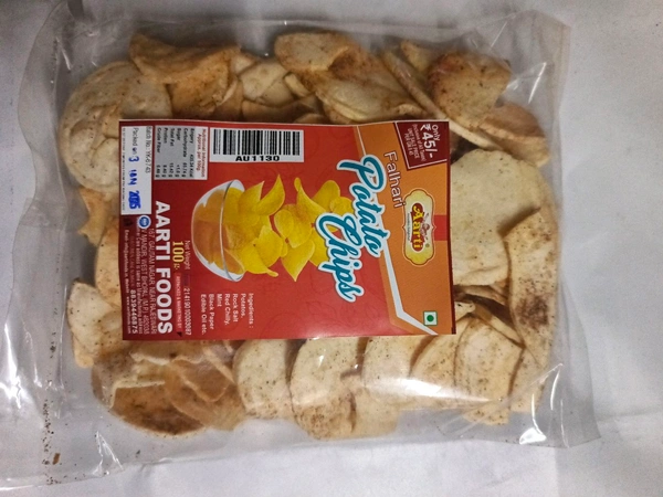 Aarti Fakhri Patato Chips 100g.