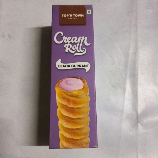 Top'town Cream roll (black currant) - 40g.