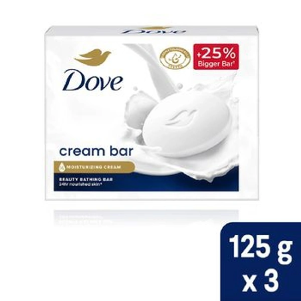 Dove Cream Bar 270₹ - 3 Units× 125g.