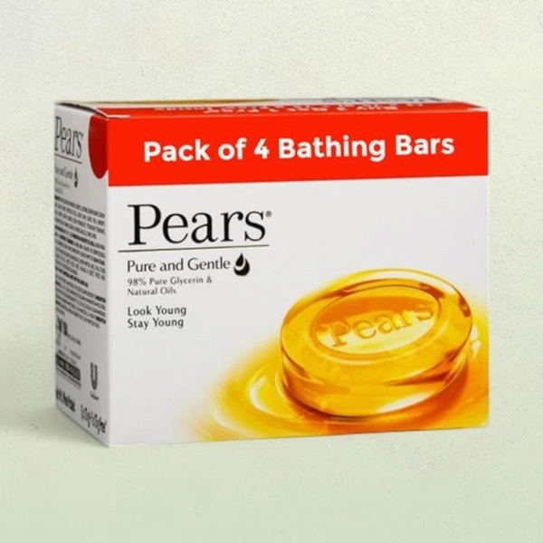 Pears Pure and Gentle Bathing Bar 162₹ - 300g.(4 Units)