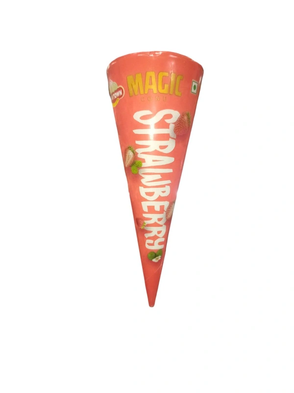 Top'town Magic Cone Strawberry  - 120ml.