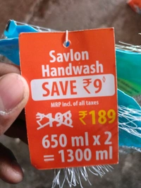 Savlon Handwash Promo Pack 189₹ 