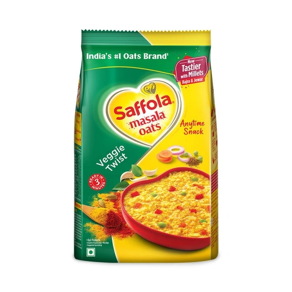 Saffola masala Oats Veggie Twist 500g.