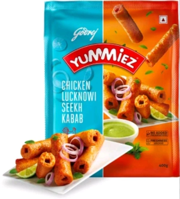 g Yummiez Chicken Lakhnowi Seekh Kabab 400 g.