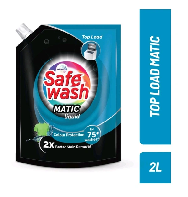Safe Wash Matic Liquid Top Load 2Liter