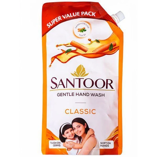 Santoor Hand Wash Classic  - 650ml.