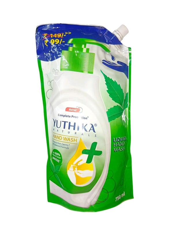 YUTHIKA neem handwash  - 750ml.