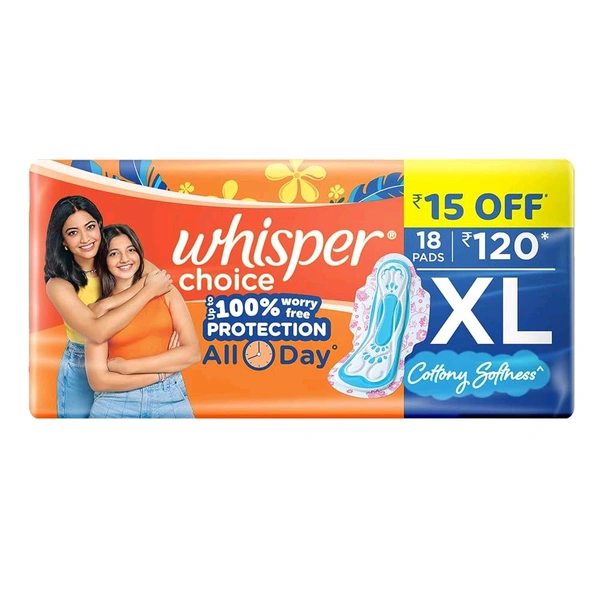Whisper Choice XL - 18 Pads, 280mm