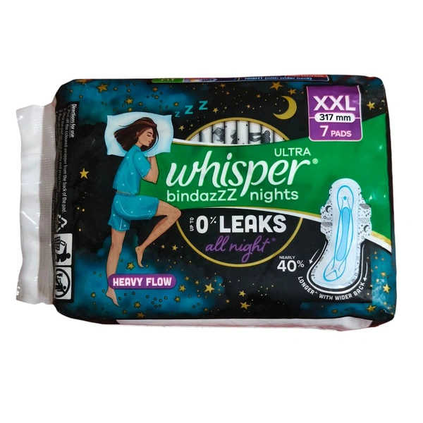 Whisper Ultra Bindazzz Night XXL  - 7 Pads, 230 mm