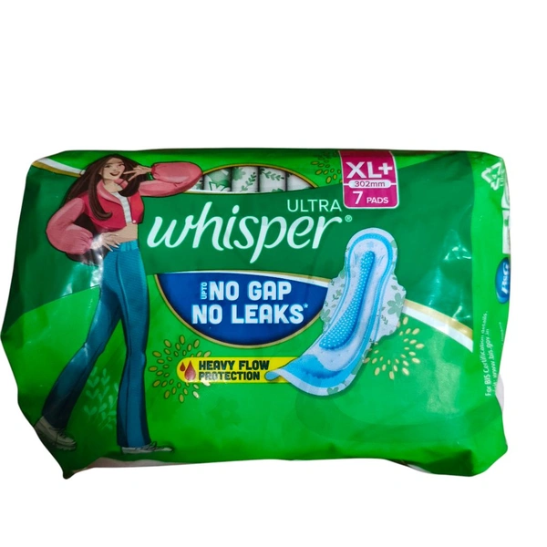 Whisper Ultra No Gap No Leaks XL+ - 7 Pads, 302mm
