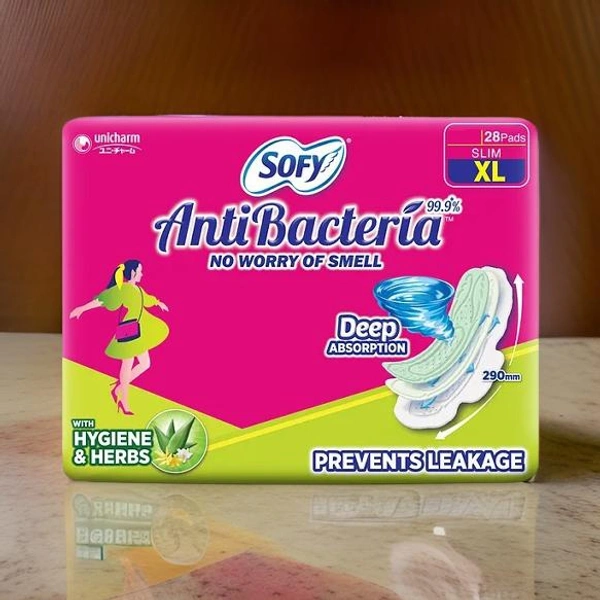 Sofy Anti Bacteria Slim XL - 290mm, 7 Pads