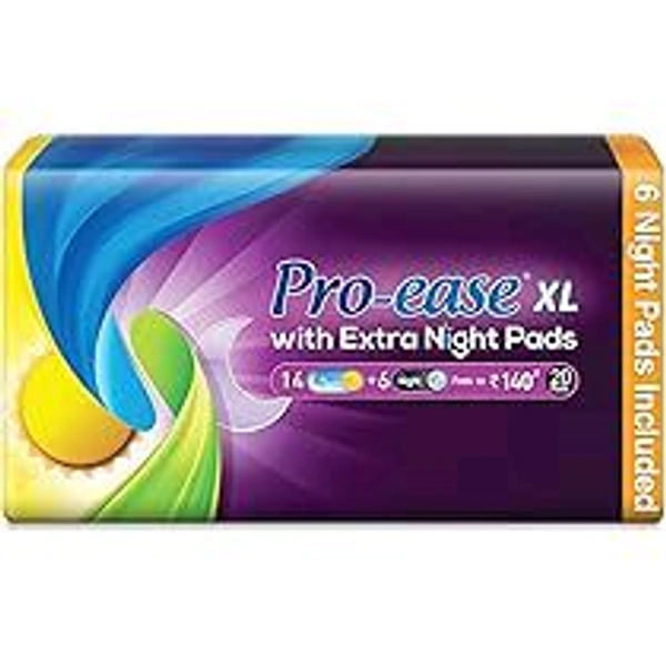 Pro Ease XL Night  - 75Mm, 20 Pads